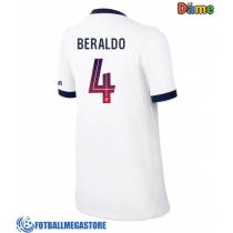 Fotballdrakt Dame Paris Saint-Germain Lucas Beraldo #4 Bortedrakt 2026-27 Kortermet
